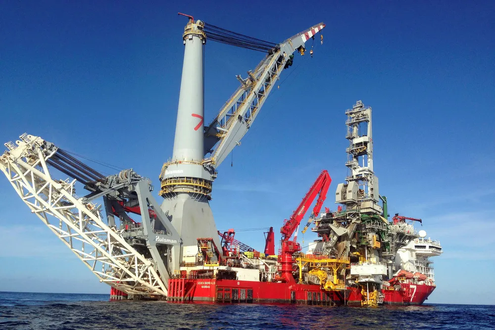 Forvalter Alexander Larstedt Lager i Arctic Fund Management har økt porteføljen sin mest i år og begrunner sitt valg av Subsea 7 med et ønske om å eksponere seg for energi. Her Subsea 7-konstruksjoner på et oljefelt i Mexicogulfen. Foto: Sonardyne