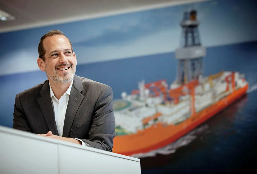 Seadrill-sjef Anton Dibowitz er optimist etter kunngjøring av ny redningsplan. Foto: Nina E. Rangoy