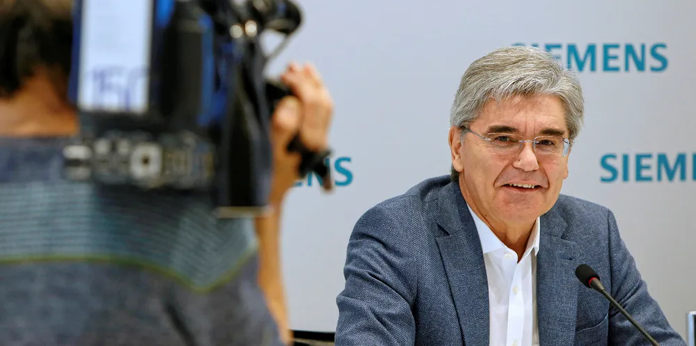 Joe Kaeser, chief executive officer of Siemens AG.
