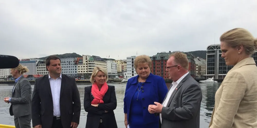 Ingen er invitert fra Finnmark til regjeringens havkonferanse i Bergen i dag. Det er også svært få fra de to andre fylkene i nord. Foto: Øystein Hage
