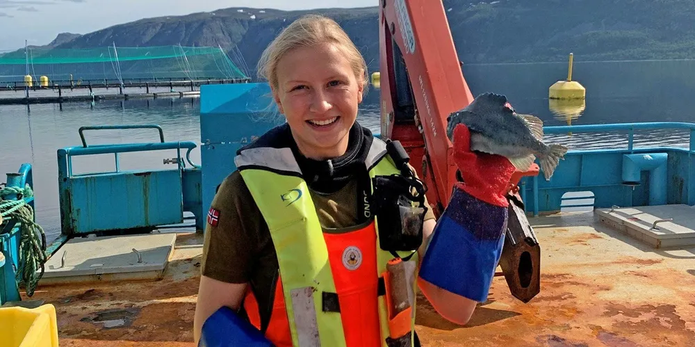 Mia Fagerhaug Larssen har mye hun skal innom i sin praksisperiode hos Nofra as.