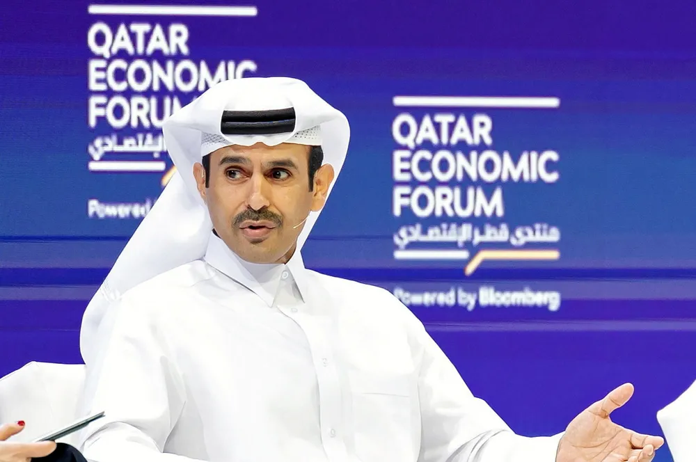 Saad Sherida Al-Kaabi, the chief executive of QatarEnergy.