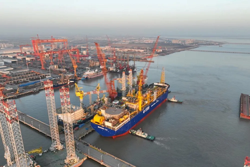 Ready: the Hai Yang Shi You 123 will serve the SK-operated Lufeng 12-3 field development.
