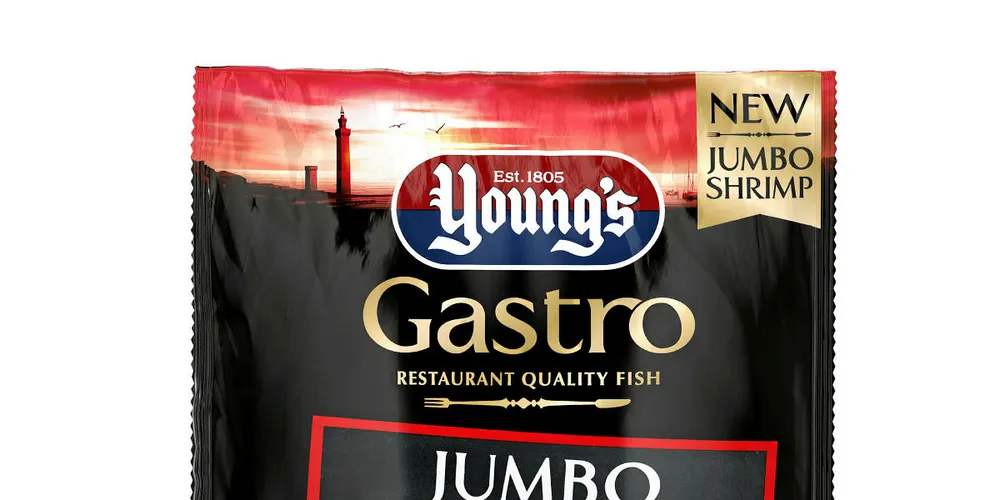 Young's Argentinean red shrimp, part of the Gastro range.