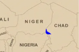 Exploration target: Chad's Lake Chad, shown in blue on the map