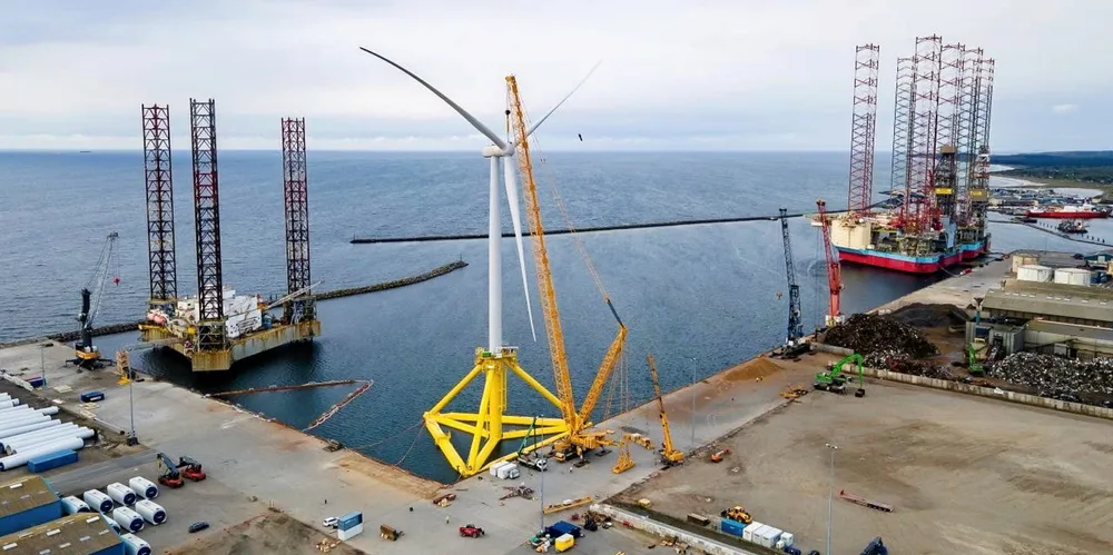 The TetraSpar prepares for its debut deployment.
