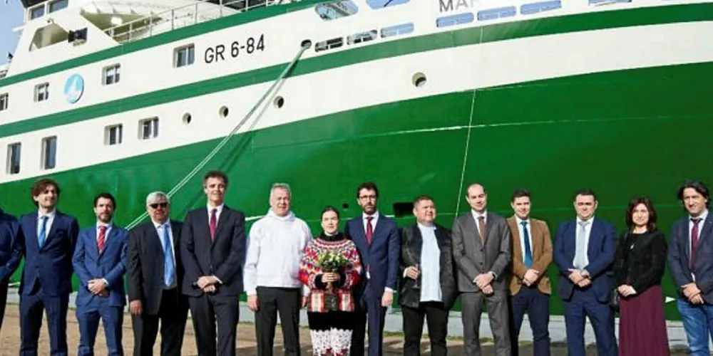 Markus, one of two new vessels for Arctic shrimp operators Qajaq Trawl and Polar Seafood.