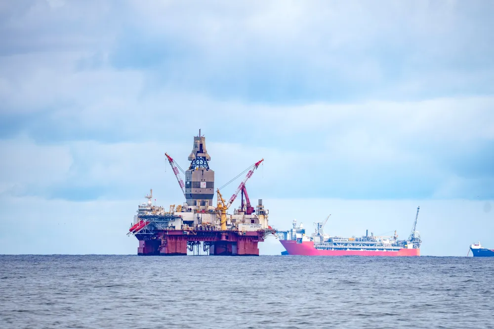 At the Johan Castberg field, a drilling rig and the giant FPSO are working in tandem.