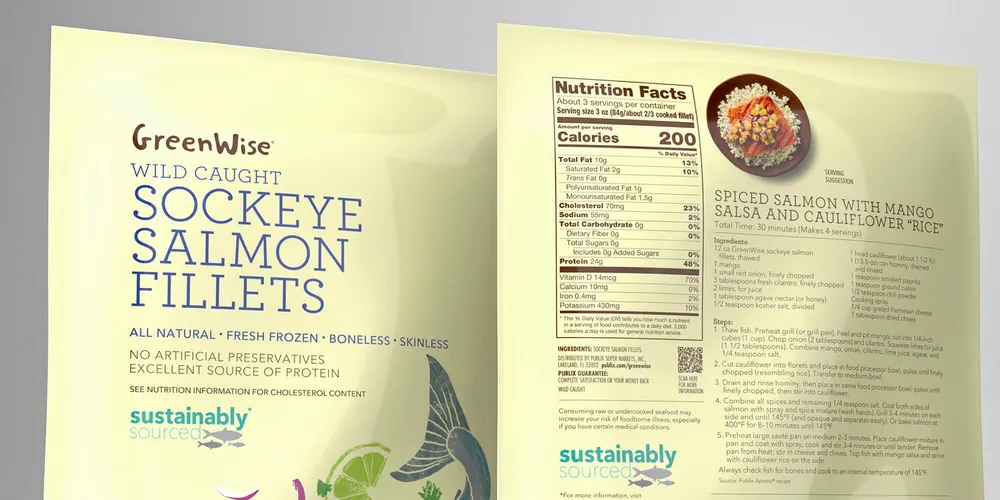 At its 2019 Sustainable Seafood Summit, US retailer Publix discussed with its suppliers its new sustainable, responsible and GreenWise seafood labels, as well as the 2020 rollout of newly designed frozen seafood packaging.