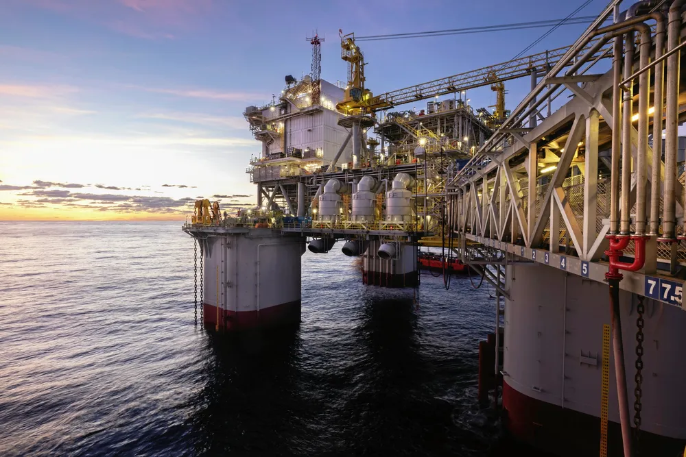 Chevron's Anchor platform in the US Gulf.
