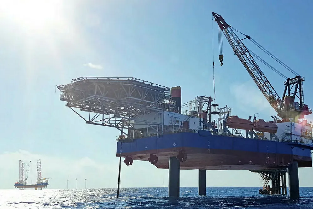 Fleet member: an Ezion Holdings liftboat
