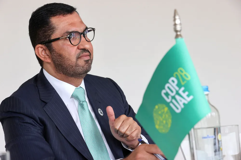 Accelerating decarbonisation: Adnoc chief executive Sultan Ahmed Al Jaber.