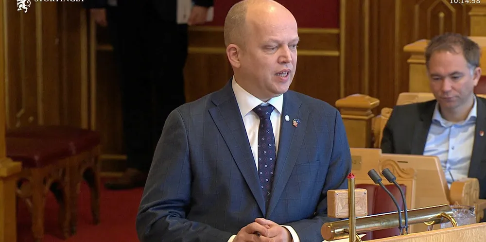 "This is an industry with large profits, and we believe, for example that Mowi, should contribute more," Finance Minister Trygve Slagsvold Vedum said.