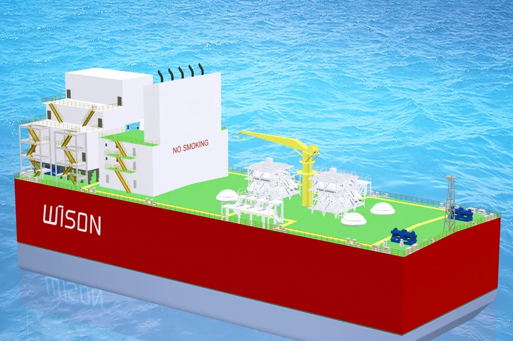 New design: Wison launches floating storage, regas and power generation (FSRP) module