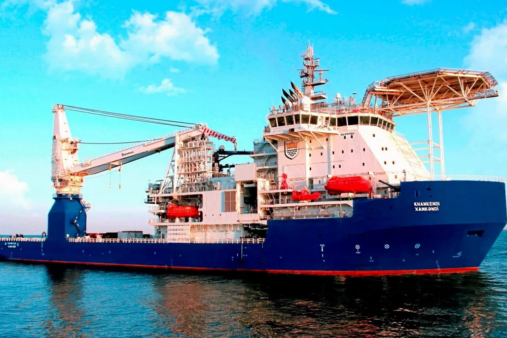 Back in business: Specialist construction vessel SCV Khankendi.