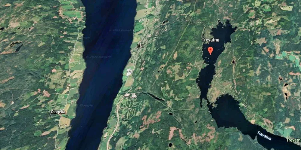 Trevatna vannmagasin ligger øst for Randsfjorden.