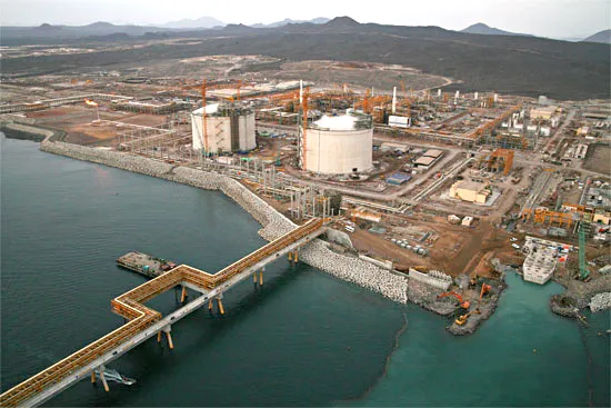 Yemen LNG project at Balhaf