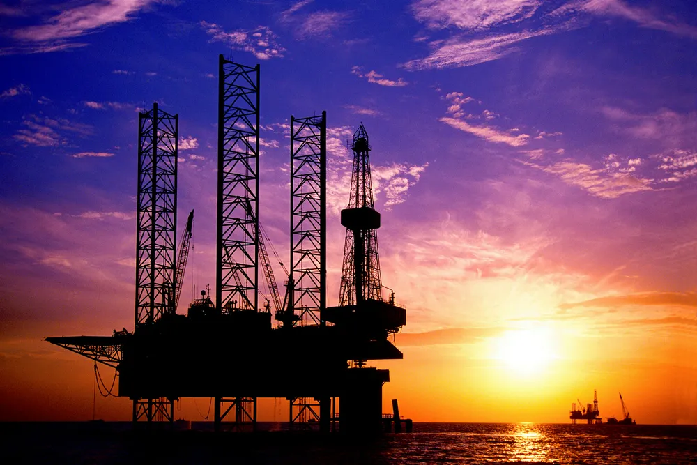In action: a Bohai Bay rig in operation