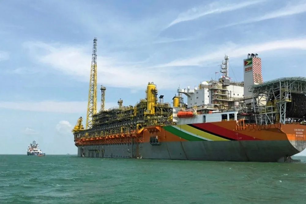 Liza Destiny FPSO: now producing on the Stabroek block off Guyana