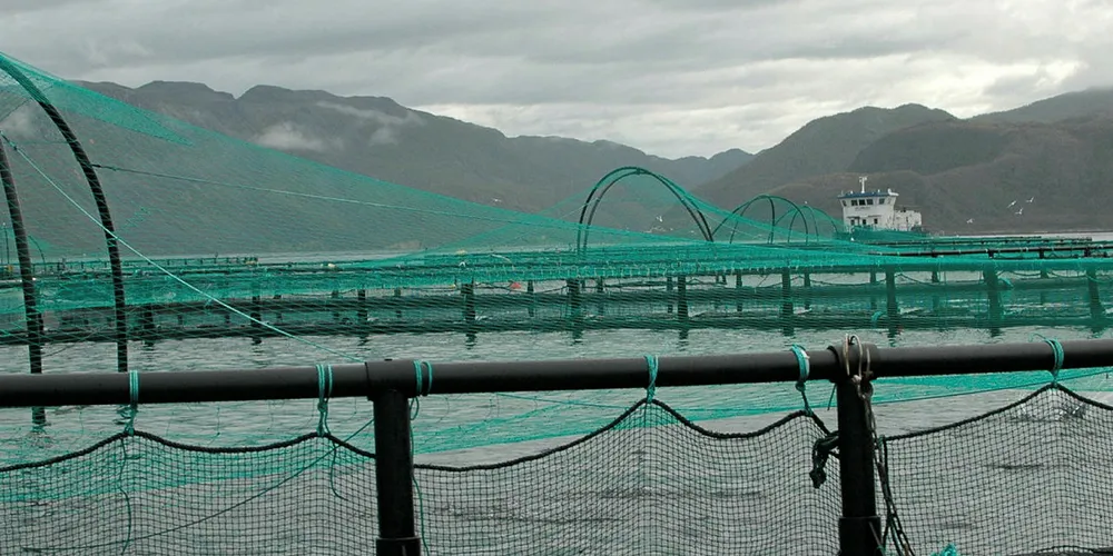 Her et glimt fra Grieg Seafood Finnmark sitt anlegg i Alta.