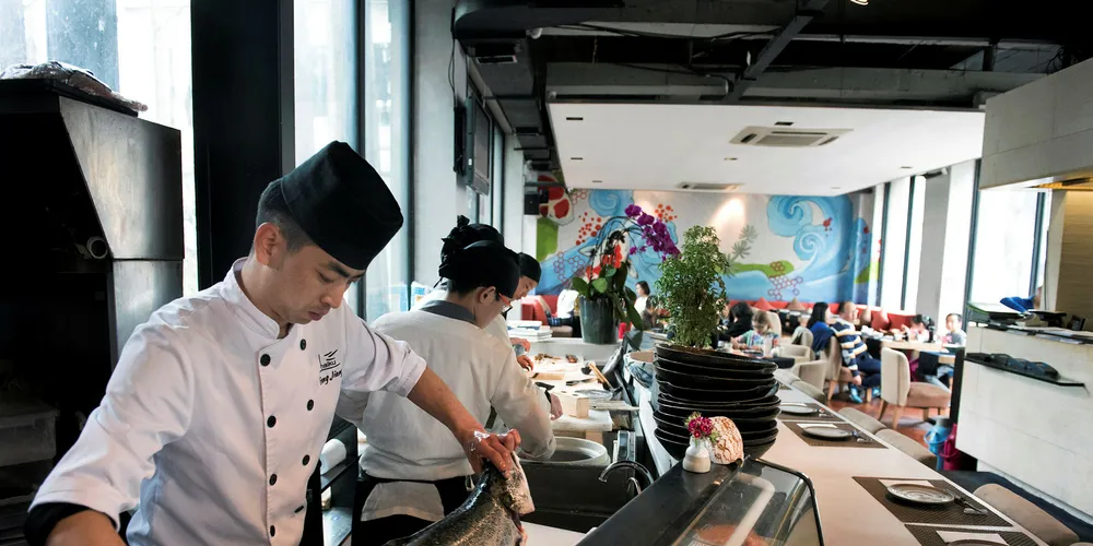 Chilean JV New World Currents has shown massive growth for salmon in China.