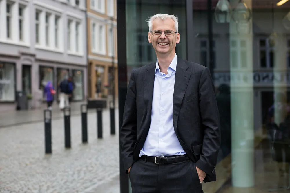 Påtroppende rektor på NHH, Øystein Thøgersen, vil aller helst på nachspiel med Ben Bernanke, den tidligere amerikanske sentralbanksjefen. Foto: Silje Katrine Robinson