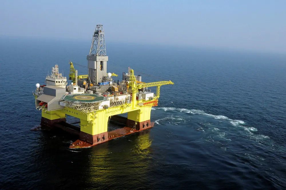 On target: the semisub COSL Prospector drilled the Toutouwai-1 discovery well