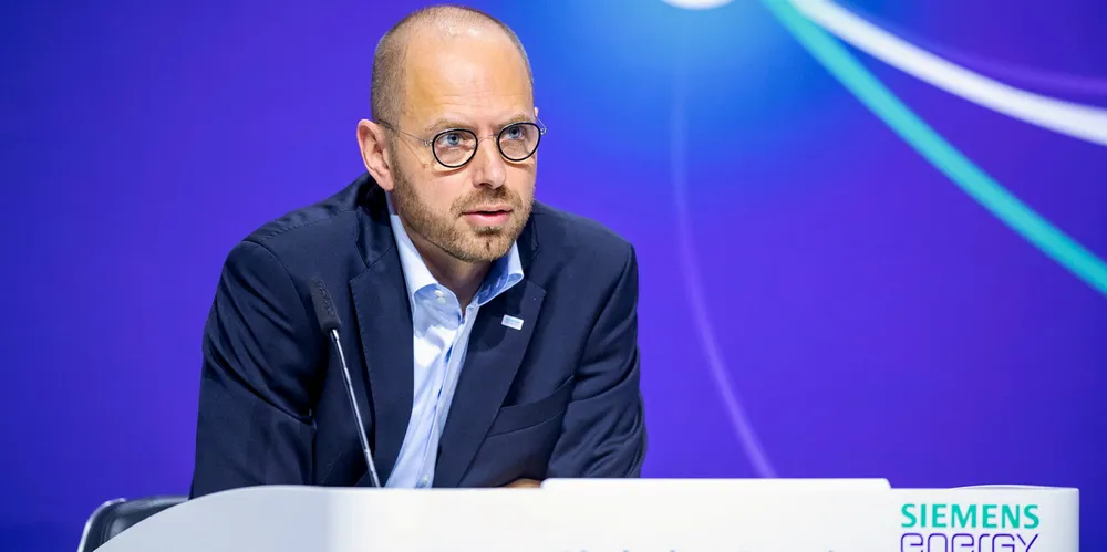 Christian Bruch warned of a crisis in European wind.