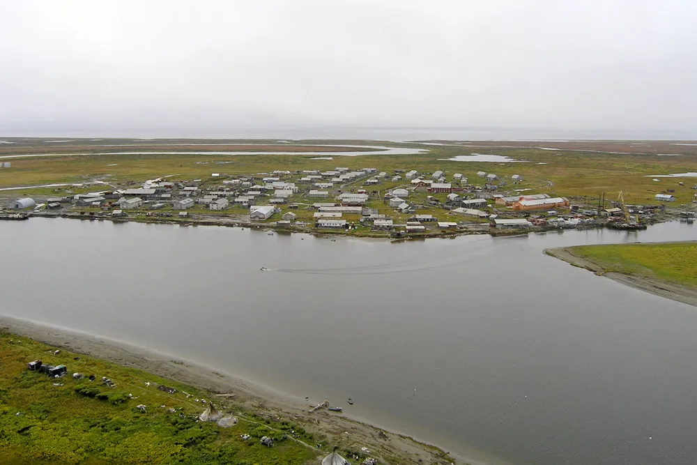 New life: Settlement of Antipayuta in the Yamal-Nenets region in Russia is located within borders of the North Kustarnikovy block