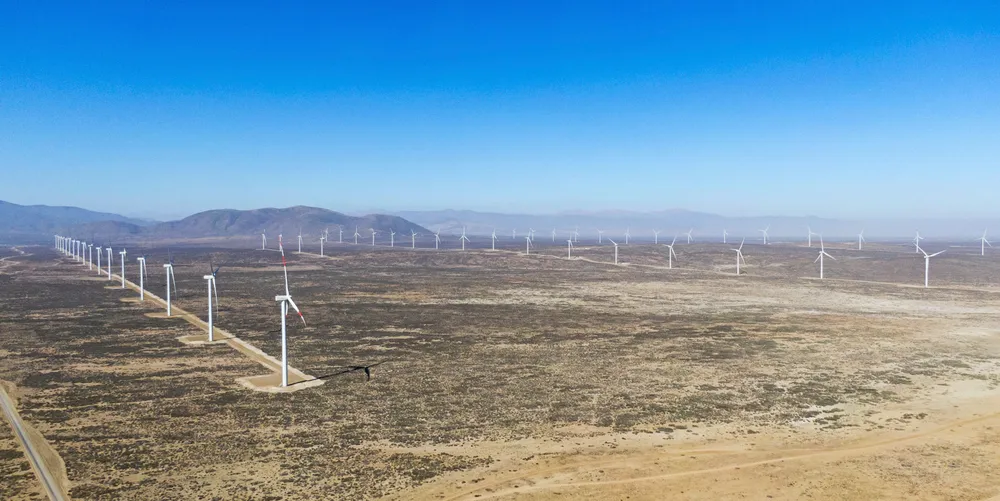 Cabo Leones wind cluster in Chile's Atacama Desert