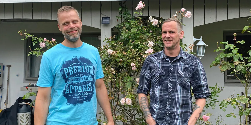 Odin Sverrisson (til venstre) og Hlynur Freyr Vigfusson (til høyre) ønsker å gjøre livet til kolleger bedre ved å utvikle et tilbud til fiskere som sliter psykisk.