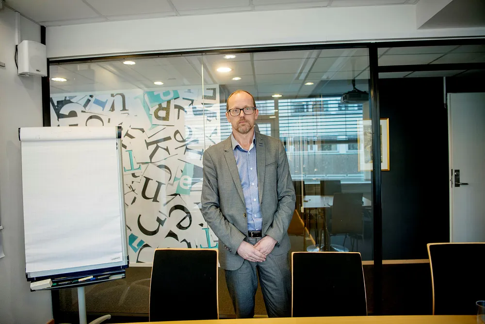 Per Magne Tveiten er konsernsjef i Mentor Medier og ligger i konflikt med sjefredaktør Åshild Mathisen i konsernavisen Vårt Land. Foto: Mikaela Berg