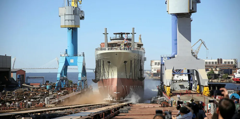 Earlier this year, the Russian Fishery Company (RFC) has launched the Mechanic Maslak at the Admiralty Shipyards in St. Petersburg, Russia. The vessel is the second of 10 trawlers the company will build.