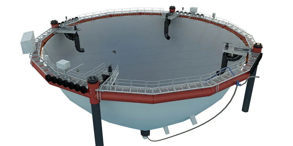 The cage is ready for testing within a few weeks, Cermaq says.