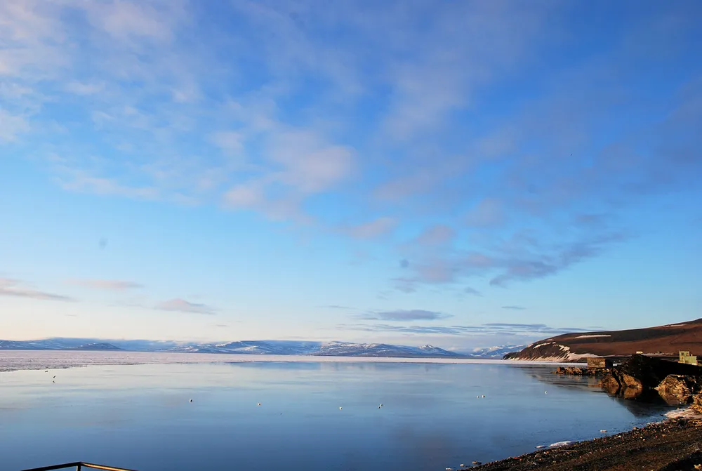 LNG power site: Chaunskaya Bay in the Chukotka region of Russia