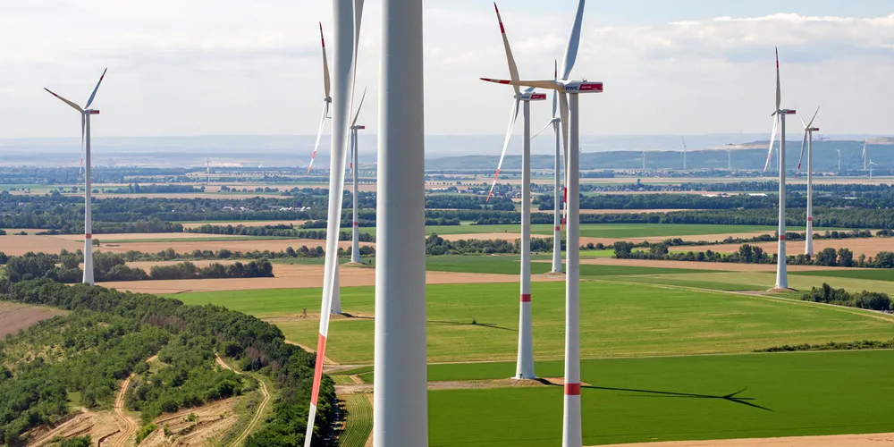 RWE's Königshovener Höhe wind farm in Germany