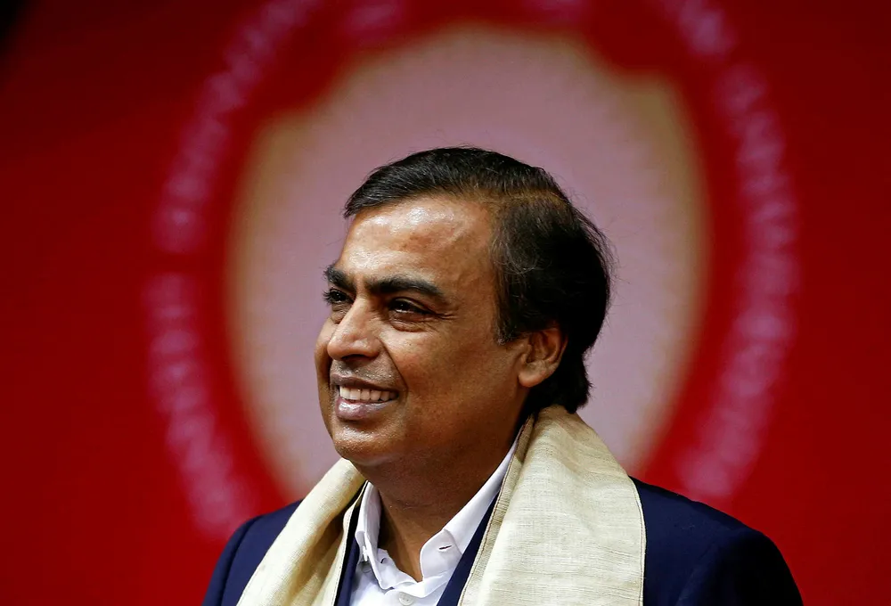Improved profits: Reliance managing director Mukesh Ambani