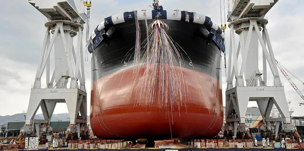 Two dual-fuelled methanol kamsarmaxes will be built at Tsuneishi Shipbuilding’s yard in Zhoushan.