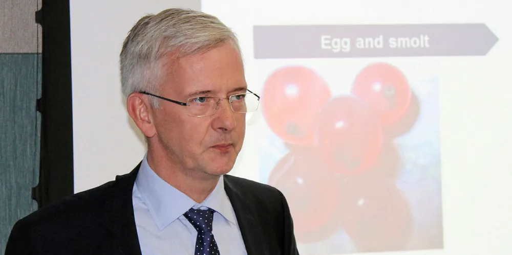 Regin Jacobsen, CEO of Faroese salmon farmer Bakkafrost. The company is pushing back its decision on a dividend while coronavirus plays out.