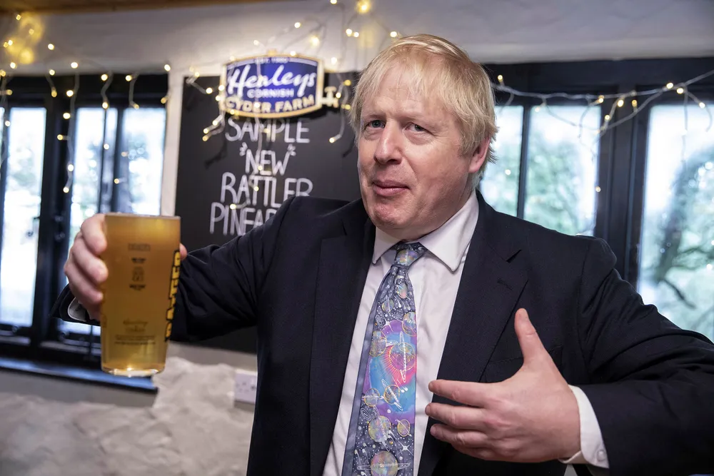 Måling viser stor støtte til statsminister Boris Johnson og det konservative partiet.
