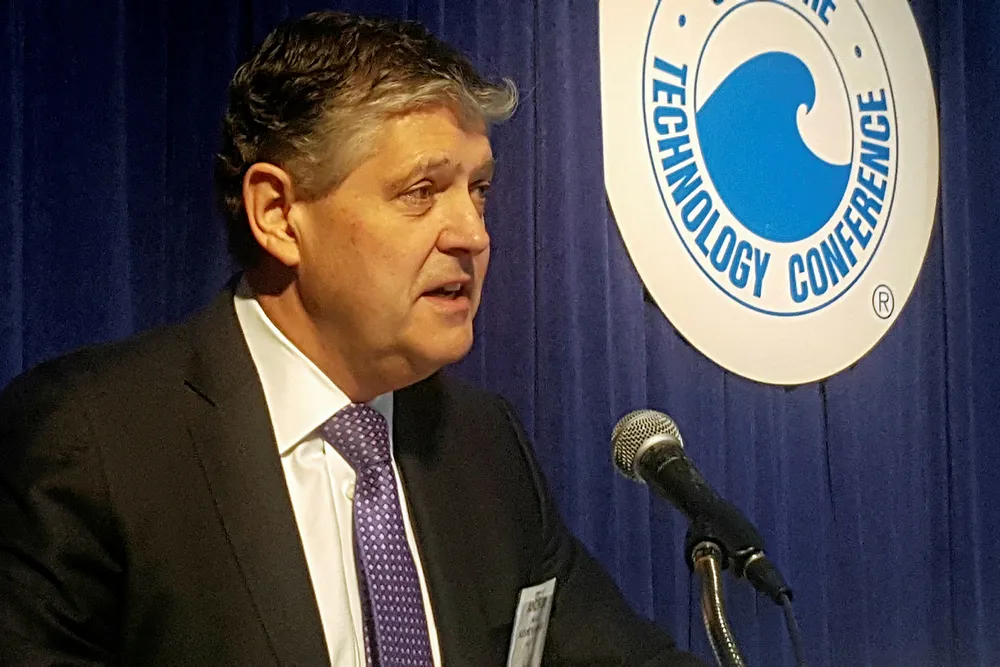 Strategy: Kosmos Energy chief executive Andy Inglis unveiled plan to address climate issues