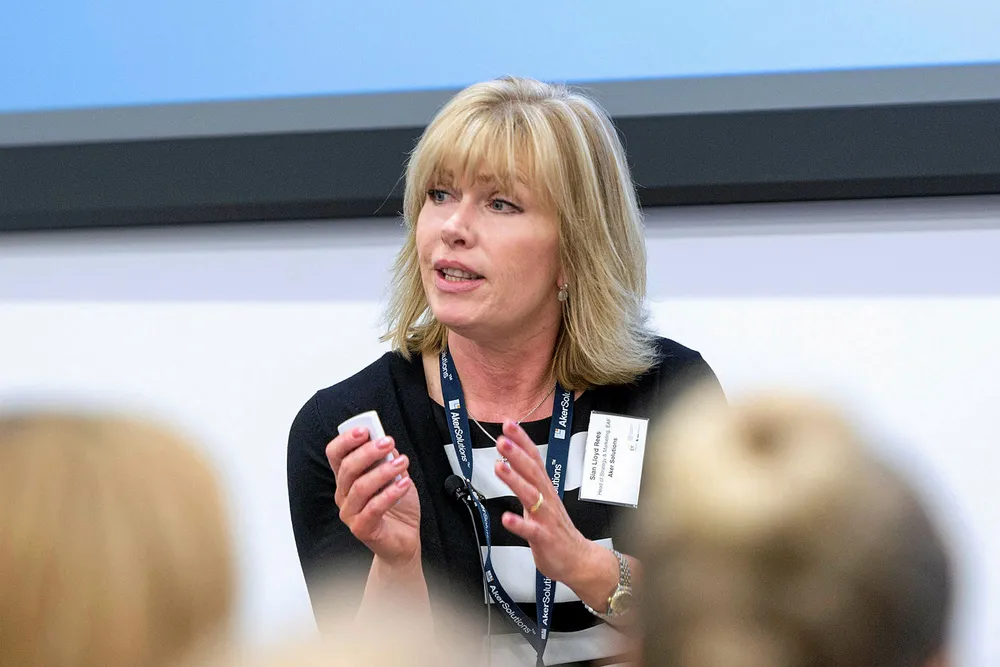 Award: Sian Lloyd Rees, UK country manager at Aker Solutions
