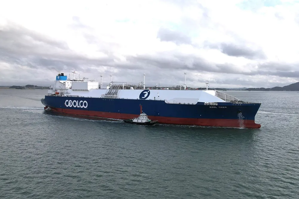 CoolCo is working to secure term business for its 174,000-cbm newbuilding Kool Tiger (built 2024).