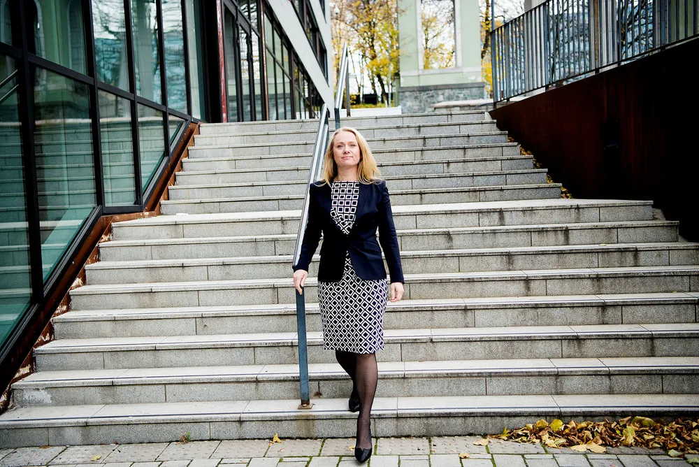 Min klare beskjed er at selskapene ikke kan slakke på sikkerheten selv i nedgangstider, sier arbeids- og sosialministeren Anniken Hauglie. Foto: Mikaela Berg
