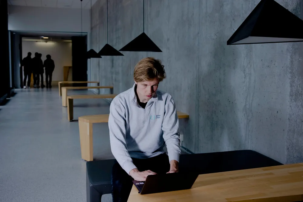 Vetle Andreas Gusgaard Lunde, analytiker i kryptoanalyseselskapet Arcane Crypto.