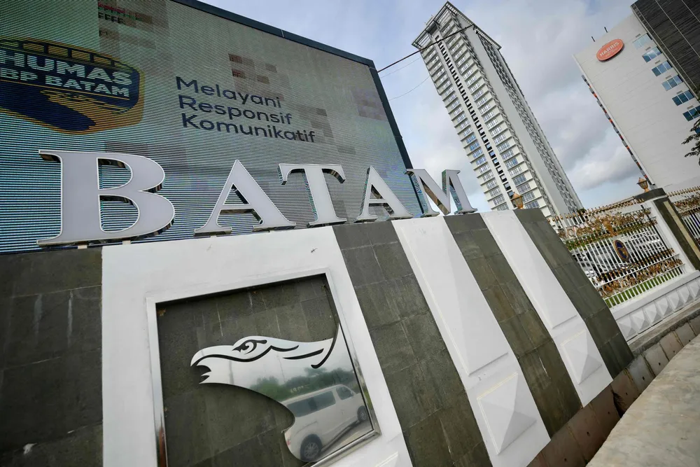 The Batam Indonesia Free Zone Authority (BP Batam) building in Batam.