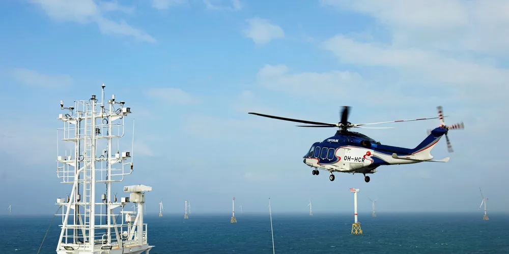 Senvion turbines at Germany's Nordsee Ost wind farm