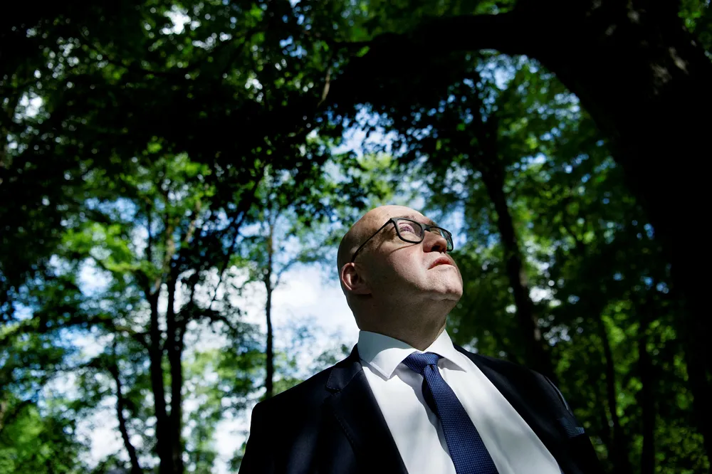 Morten Klein har tjent 300 millioner kroner på børs så langt i år, men sier at det bare er papirpenger. Foto: Elin Høyland