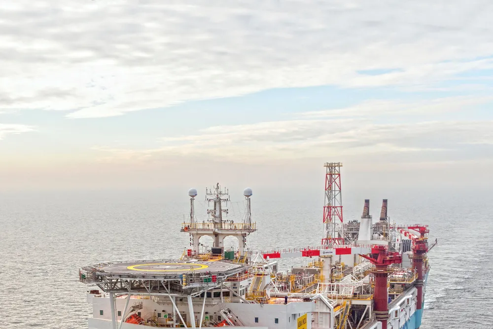 Hopes: the Aoka Mizu FPSO, centrepiece of Hurricane Energy's Lancaster field off the UK