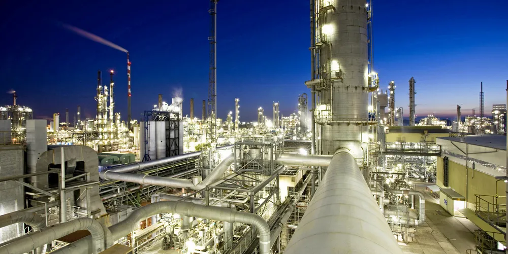 Streamcracker at BASF chemicals site in Ludwigshafen, Germany